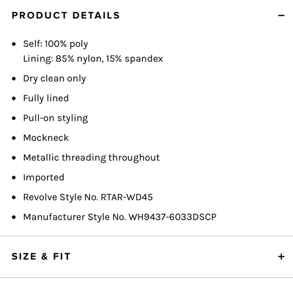 RTA Harper Metallic Dress - Picture 6 of 13